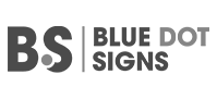 Blue Dot Sign Logo