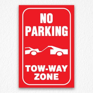 Two-way Zone Sign in Red