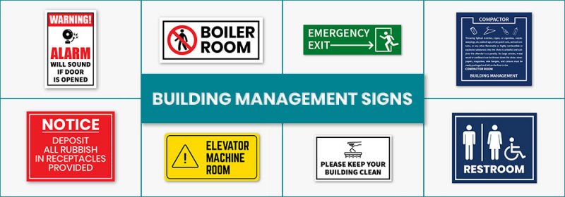 Building Management Signs