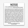 Building Smoke Detectors Notice NYC in Black Text