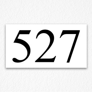 524 Room Number Sign in Black Text