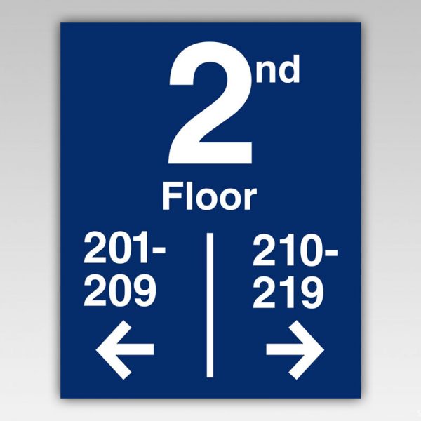 HPD floor number signs