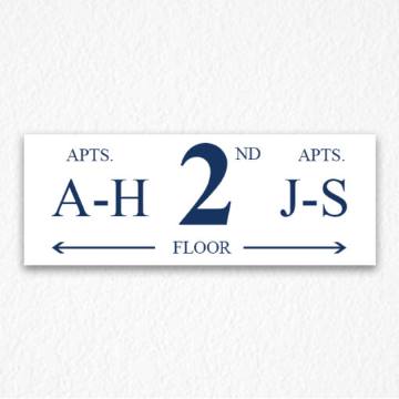 Building Floor Number Sign